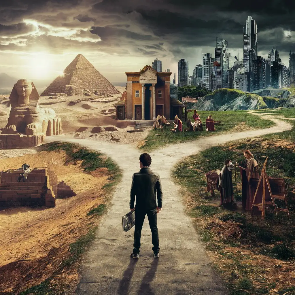 Time Travel Through Ancient Egypt Renaissance and Dystopian Future