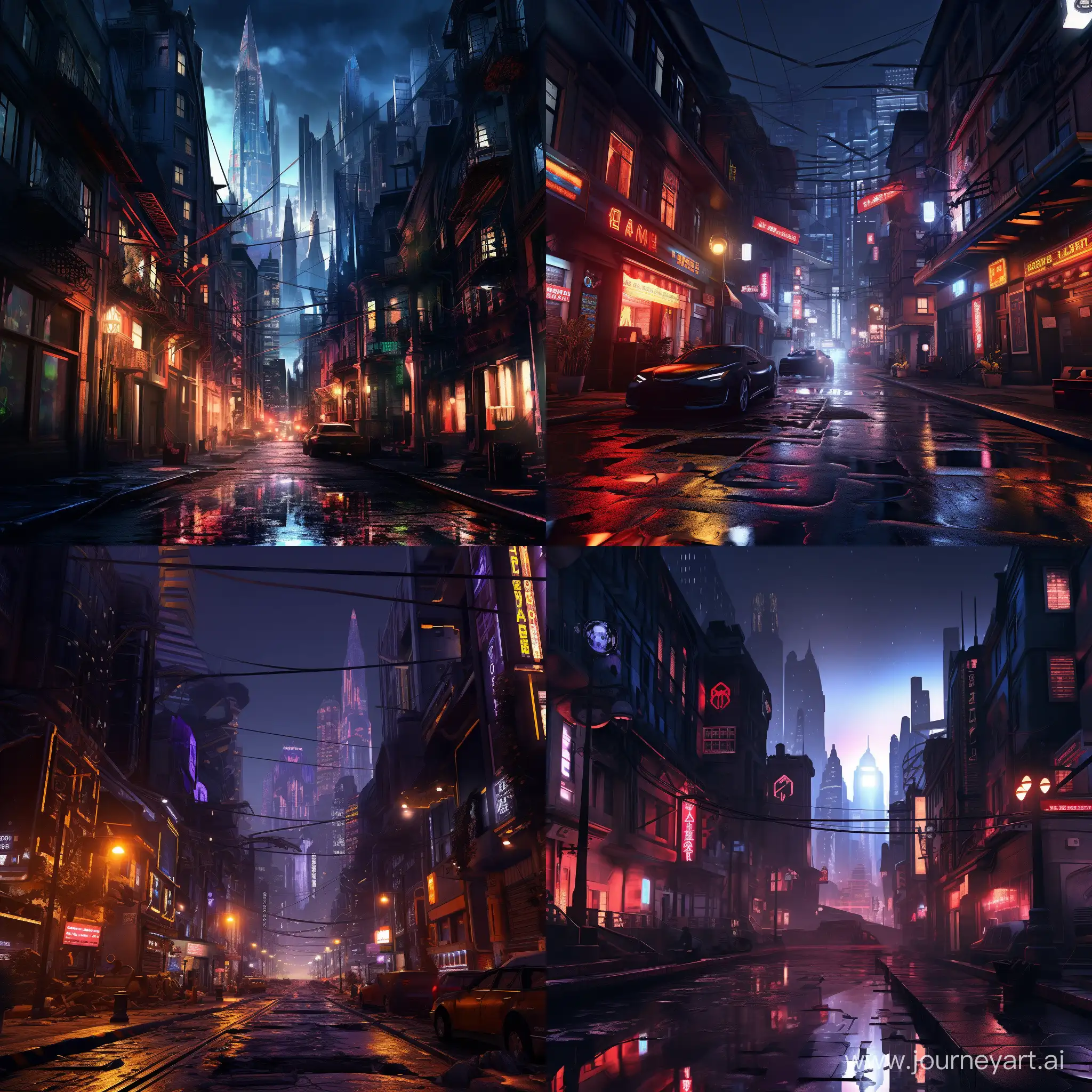 Futuristic-Synthwave-Cityscape-at-Dusk-Deus-Ex-Mankind-Divided-Inspired-Art