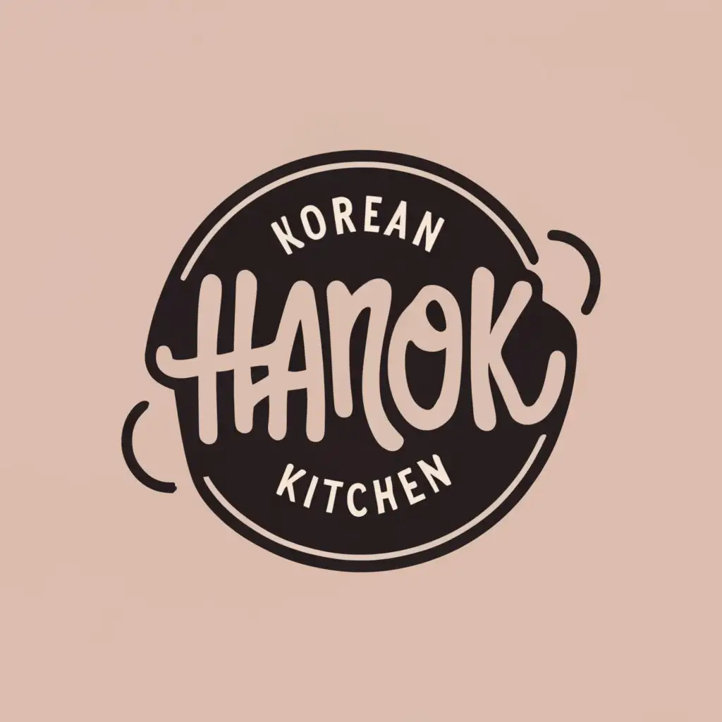 LOGO-Design-for-Hanok-Korean-Kitchen-Elegant-Typography-Reflecting-Korean-Culinary-Excellence