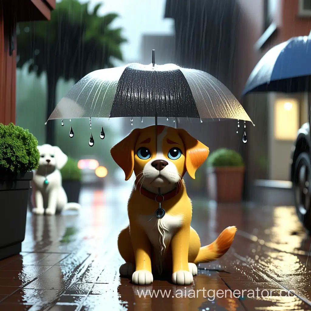 rain cats and dogs