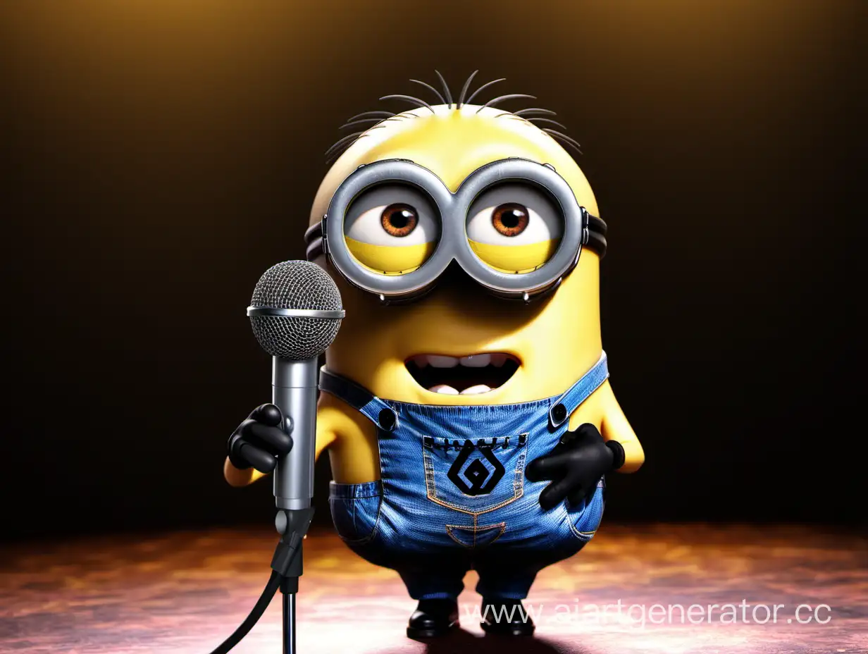 SVO-Minion-Singing-Performance-with-Microphone