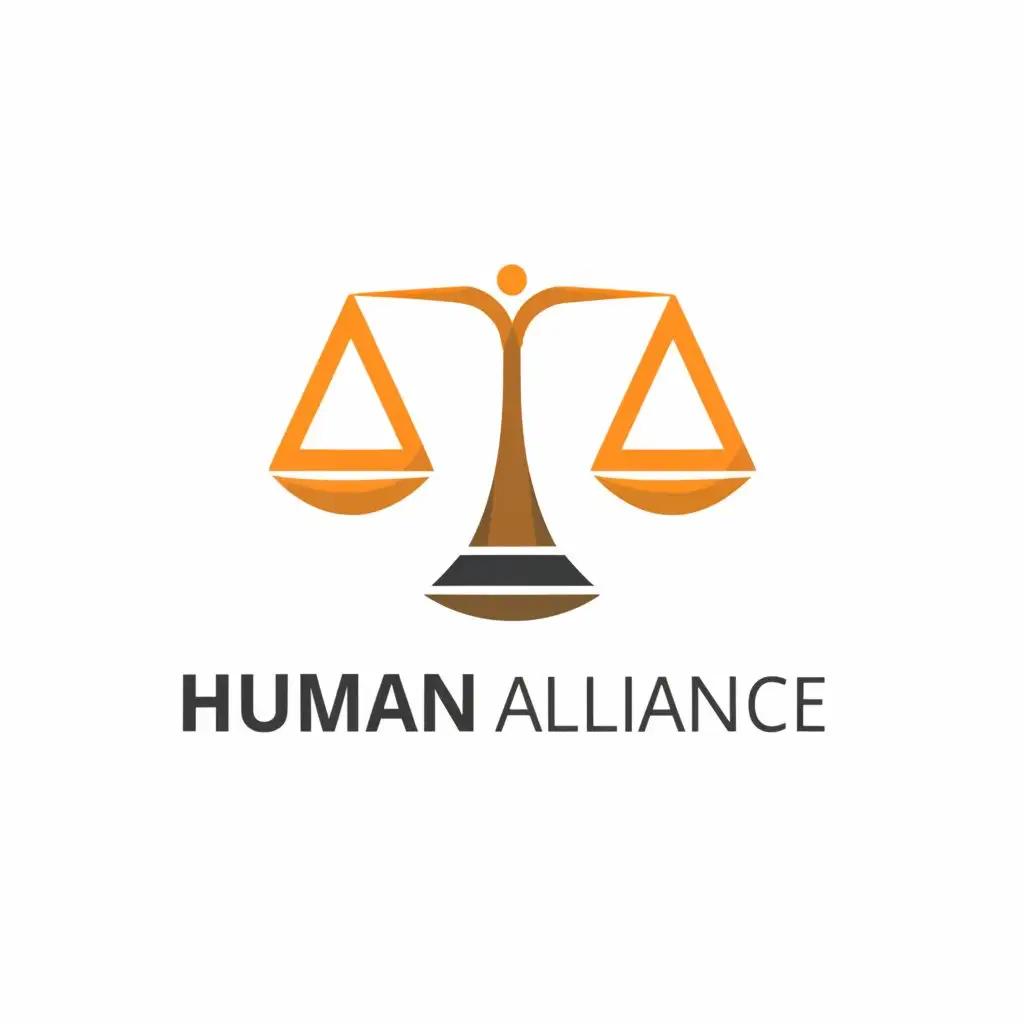 a logo design,with the text "Human Alliance", main symbol:Justice equality and freedom,Moderate,be used in Education industry,clear background