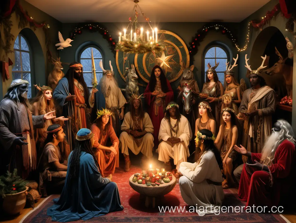 Multicultural-Winter-Solstice-Celebration-with-Elves-Fairies-and-Deities