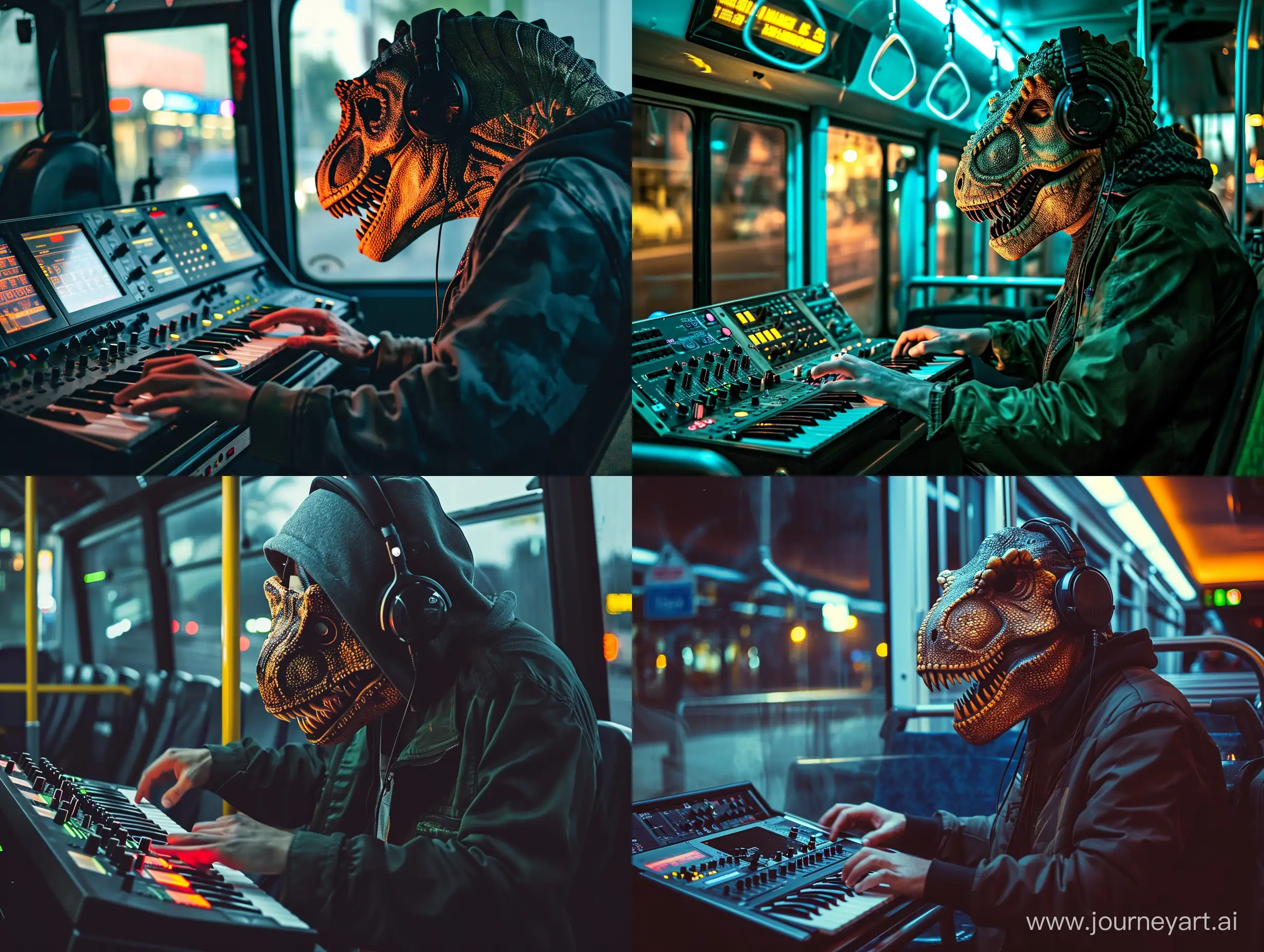 Urban-Beat-TRex-Masked-Music-Producer-in-Dramatic-8-Mile-Style