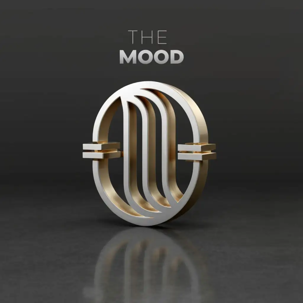 a logo design,with the text 'The Mood', main symbol:3d logo,complex,clear background