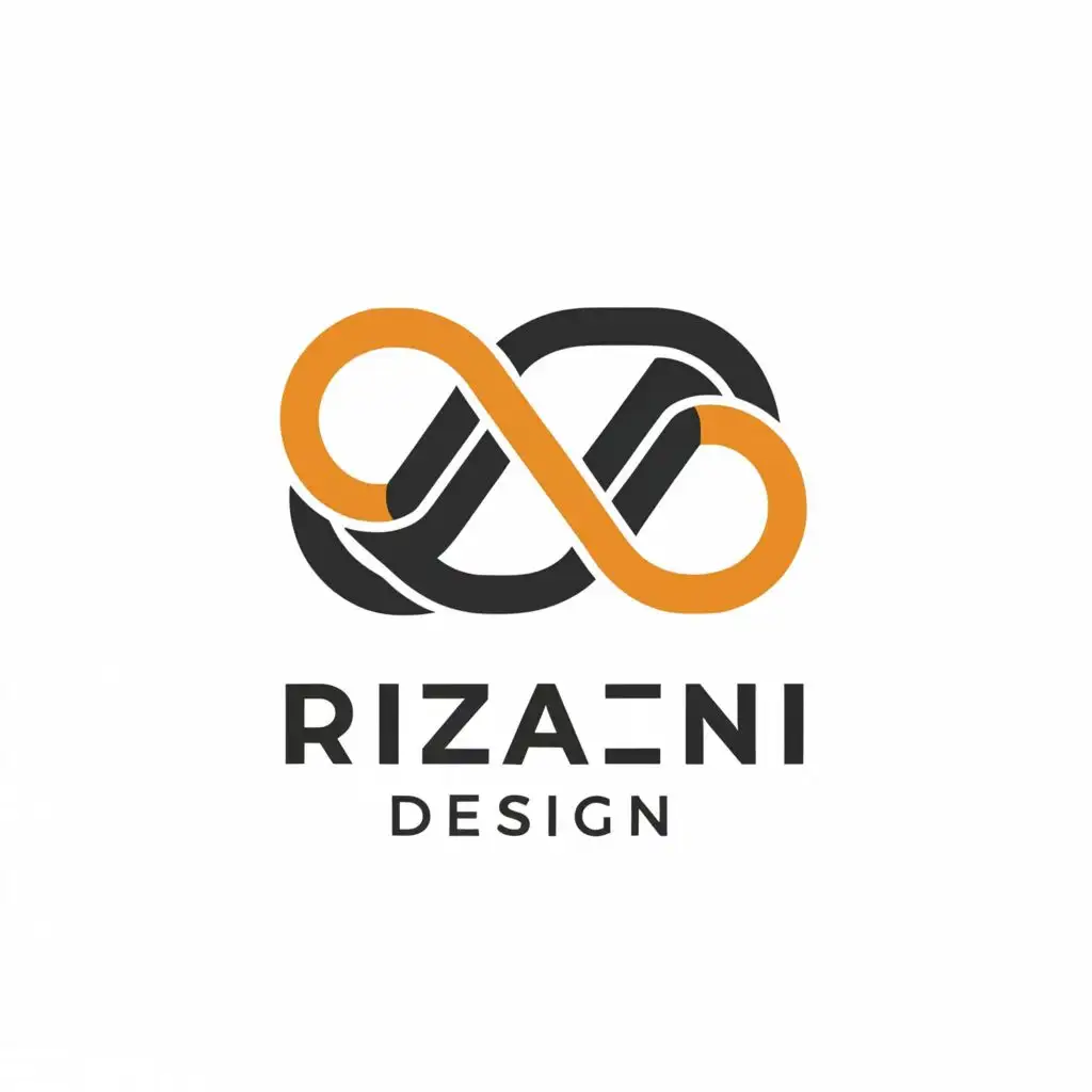 a logo design,with the text "Rizani Design", main symbol:Rizani Design,Minimalistic,clear background