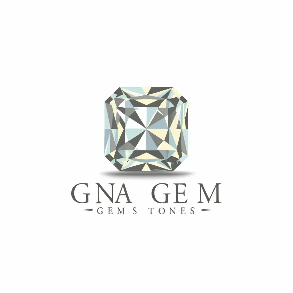 a logo design,with the text " YESU GEM STONES
", main symbol:TORQOISE,Moderate,clear background