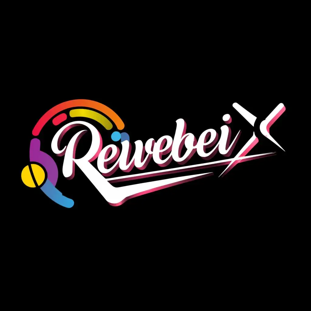 logo, music, with the text "Reverbix", typography