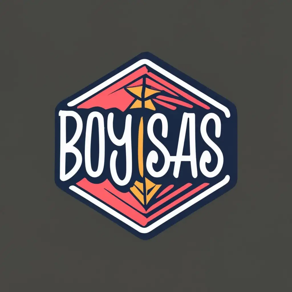 logo, Diamond , with the text "Boyosas ", typography, be used in Entertainment industry