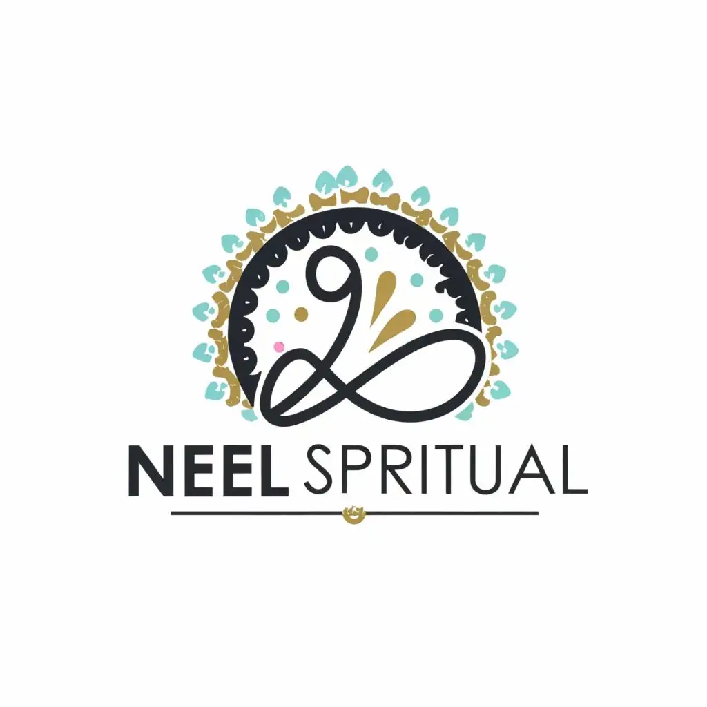 logo, Spiritual, with the text "Neel Spiritual", typography, be used in Religious industry