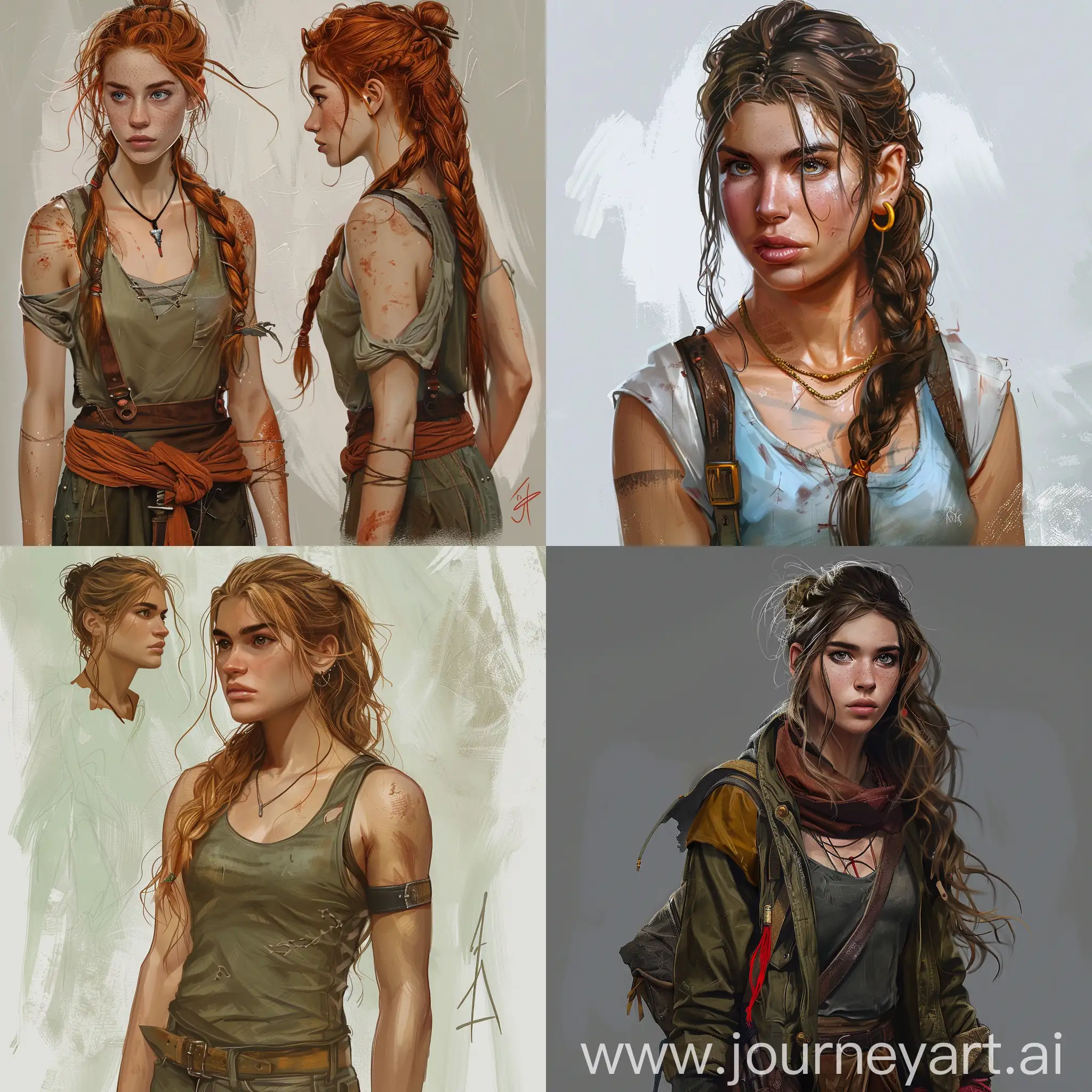 Extreme he realistic attention to detail concept art: Rick riordan character Piper McLean. Very detailed, 20k.