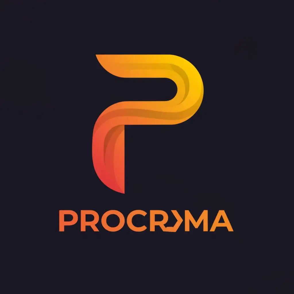 LOGO-Design-For-Procroma-Bold-P-and-M-Symbol-for-Sports-Fitness-Industry