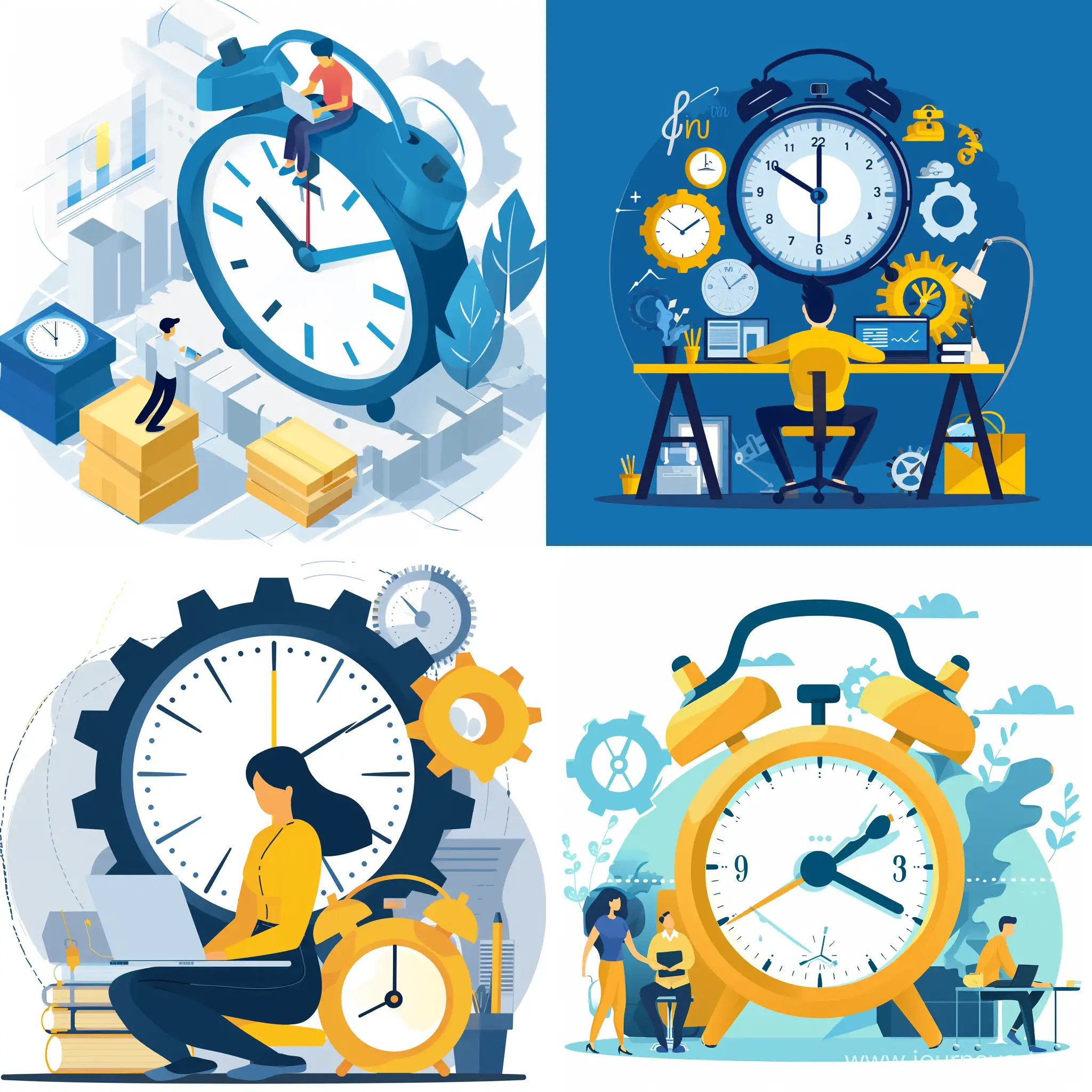 Efficient-Time-Management-and-Productivity-Improvement-Concept