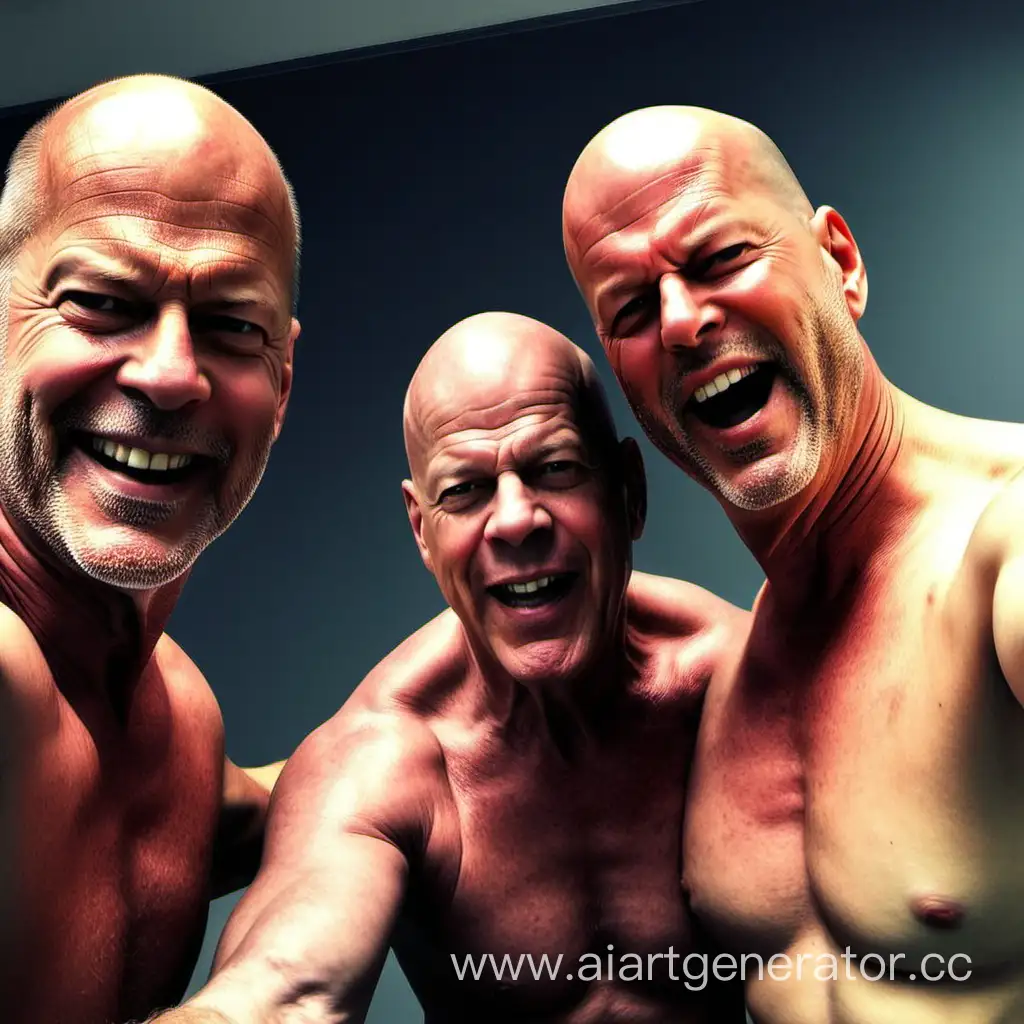 Olaf-Scholz-Bruce-Willis-and-Bald-Guy-from-Brazzers-Selfie-Moment