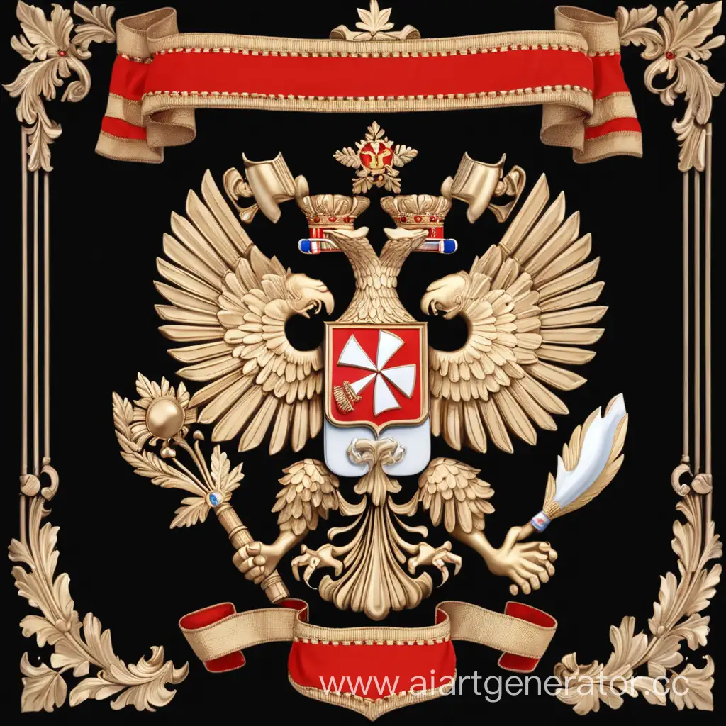 A banner that does not exist, not 3d, 8k, full screen, durable as the banner of the Russian Empire, WITHOUT TEKST.