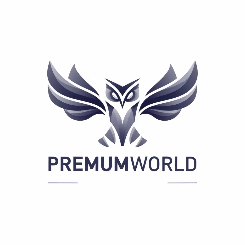 a logo design,with the text "PremiumWorld", main symbol:ott,Moderate,be used in Entertainment industry,clear background
