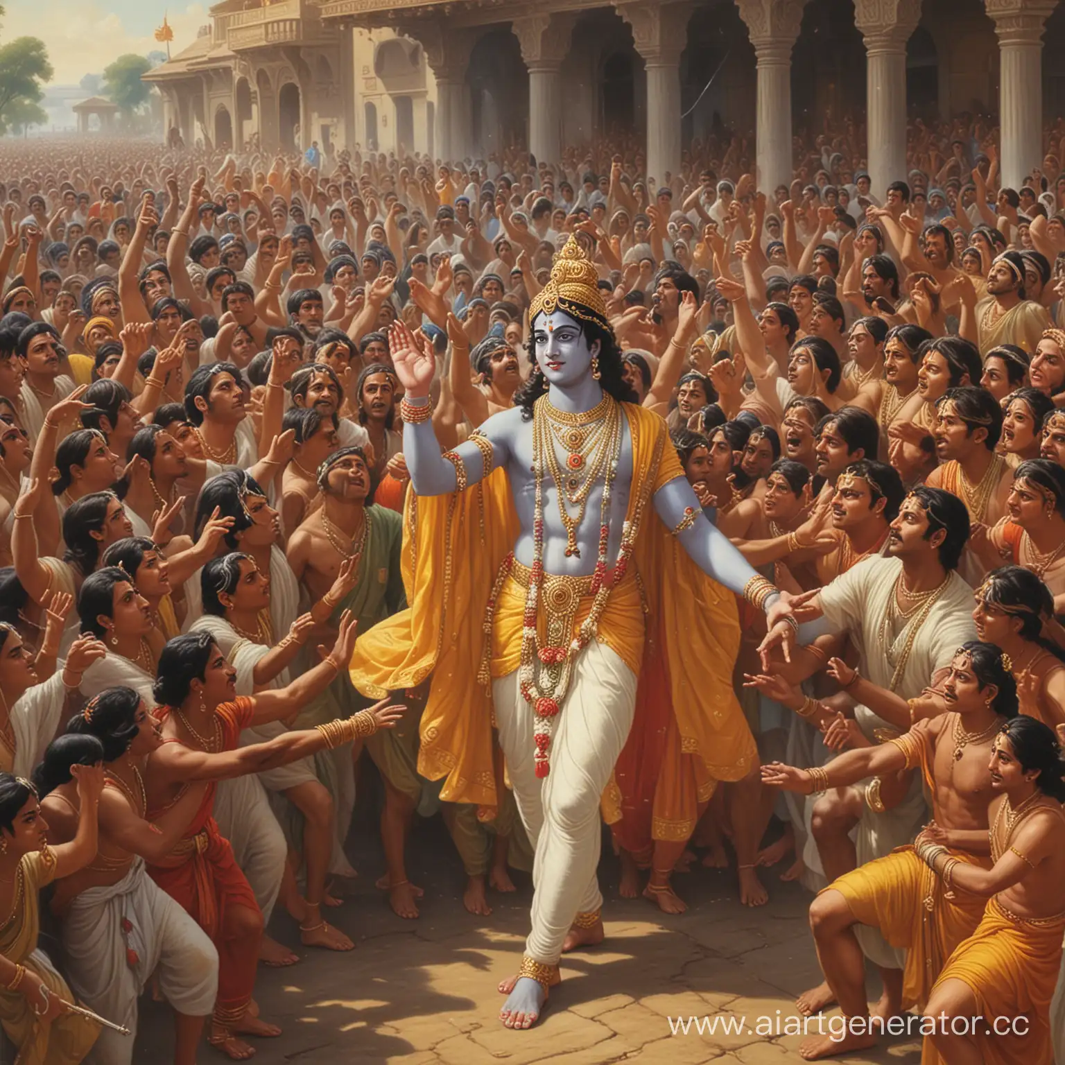 Krishna-Serenading-Devotees-with-Divine-Music