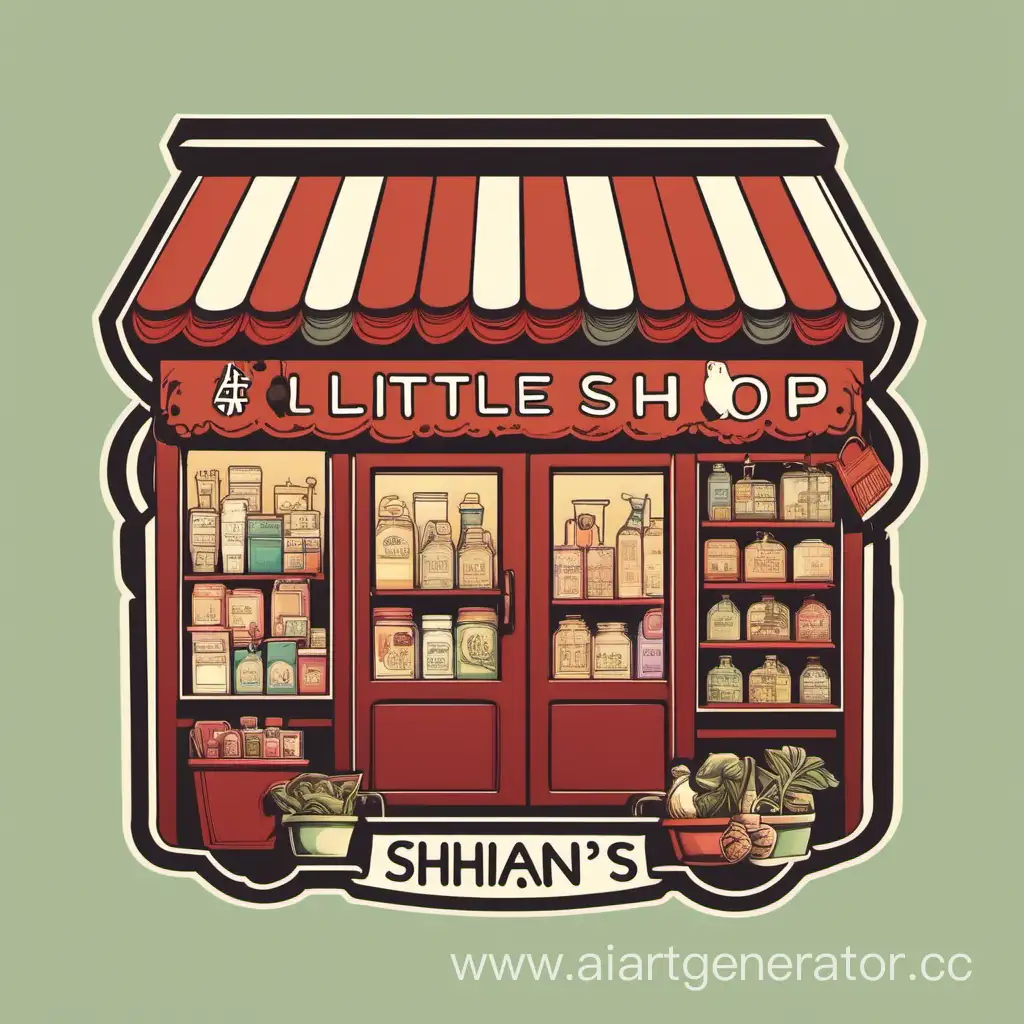 Shians-Little-Shop-Logo-Quaint-Storefront-with-Warm-Inviting-Atmosphere