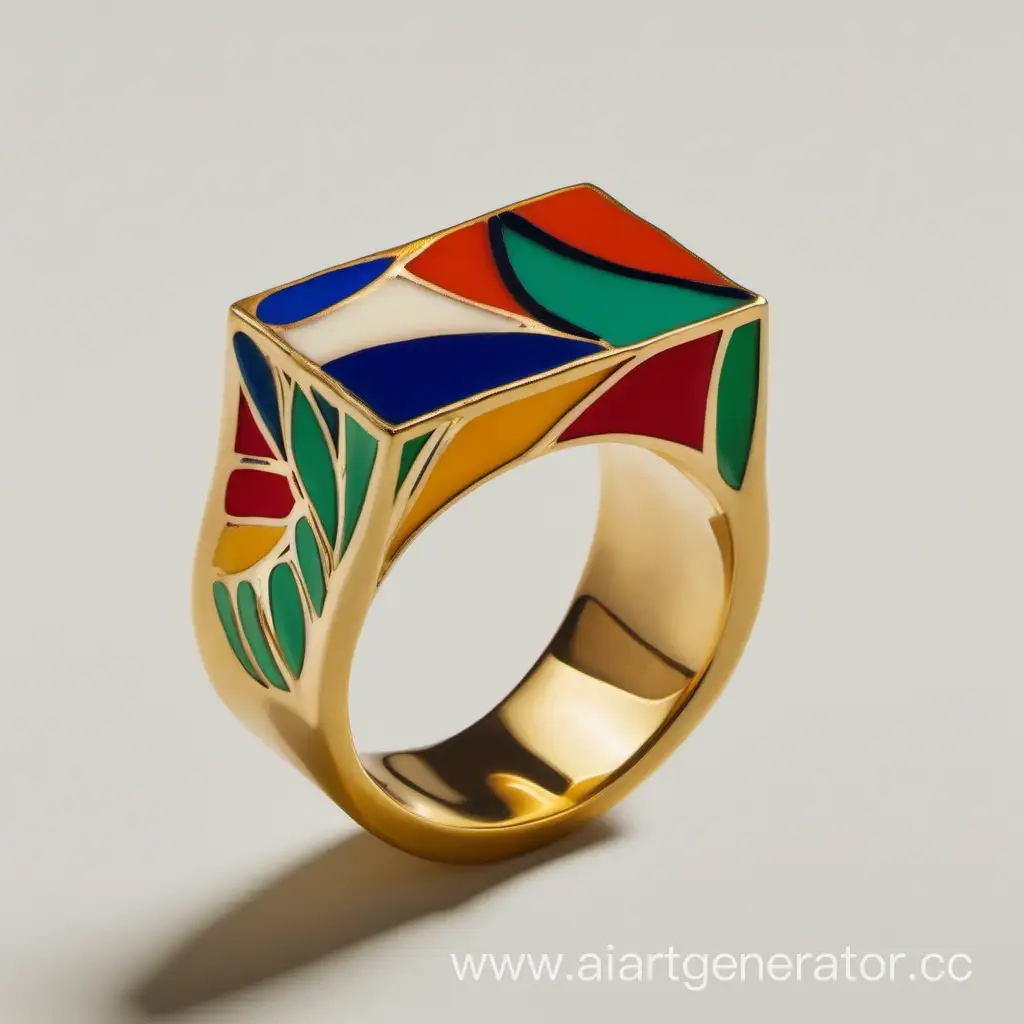 ring inspired by the creativity of Henri Matisse