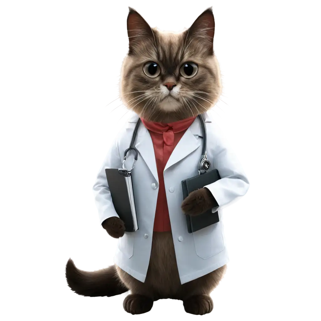 Doctorcat-Captivating-PNG-Image-of-a-Feline-Healer