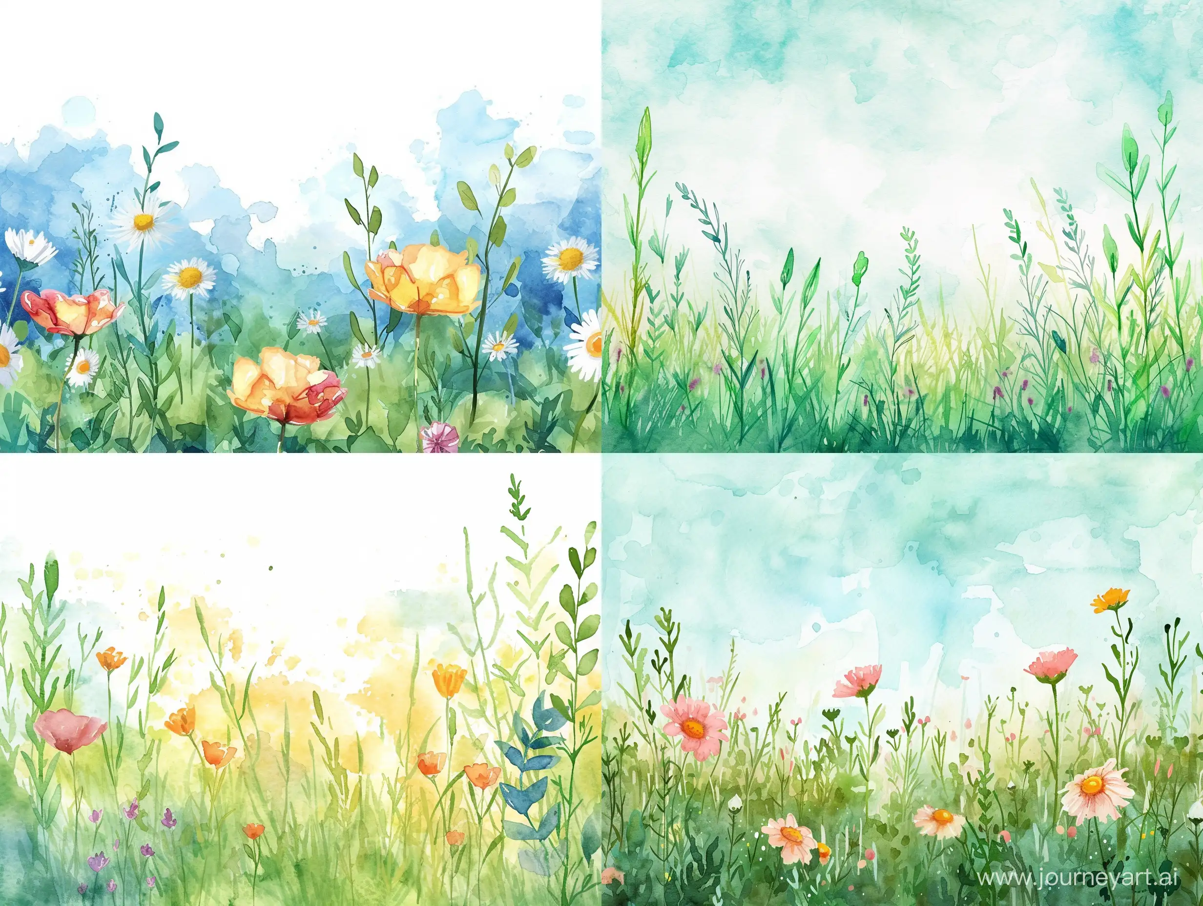 Vibrant-Watercolor-Meadow-Landscape-with-a-Touch-of-Serenity