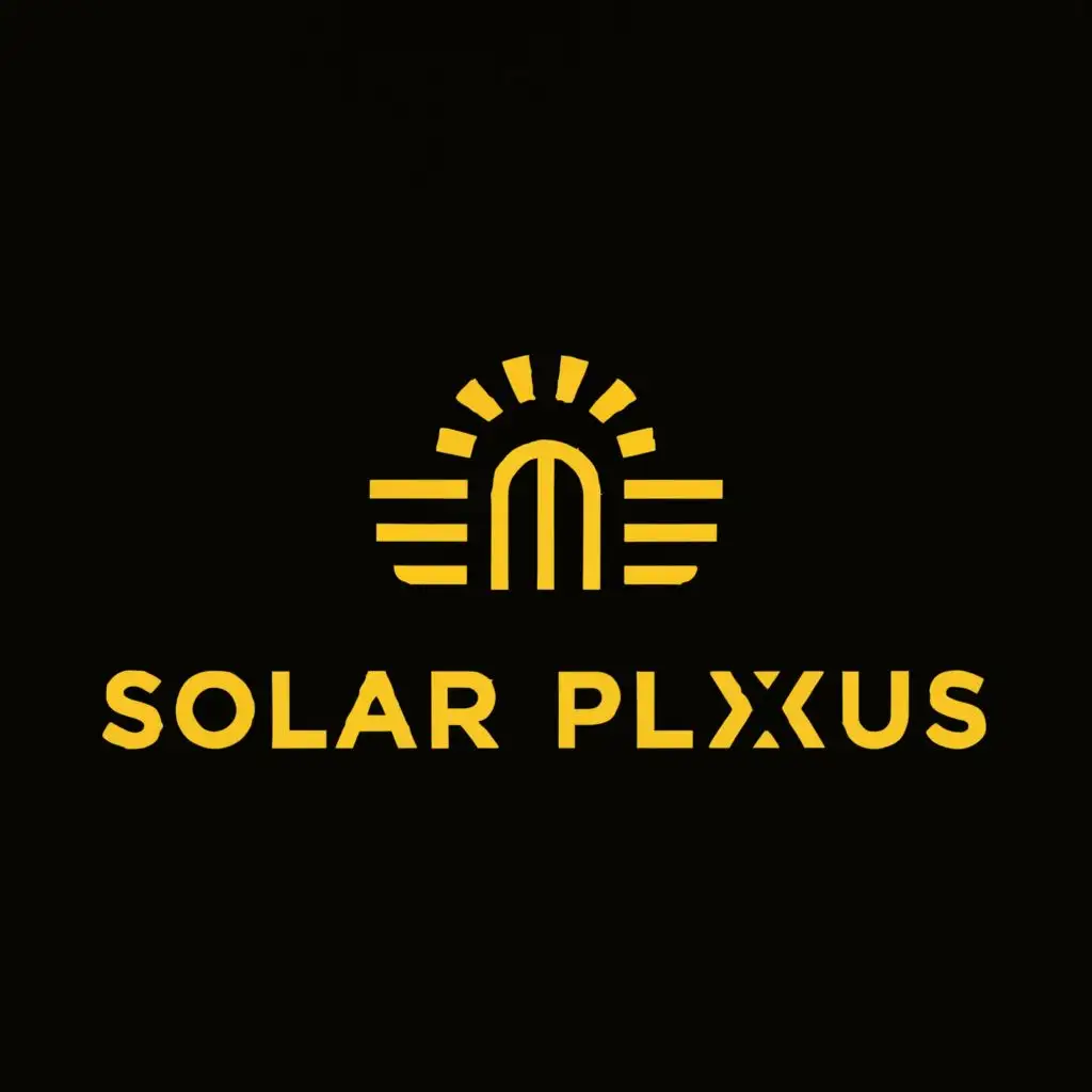 a logo design,with the text "Solar Plexus", main symbol:Solar,Moderate,be used in Real Estate industry,clear background