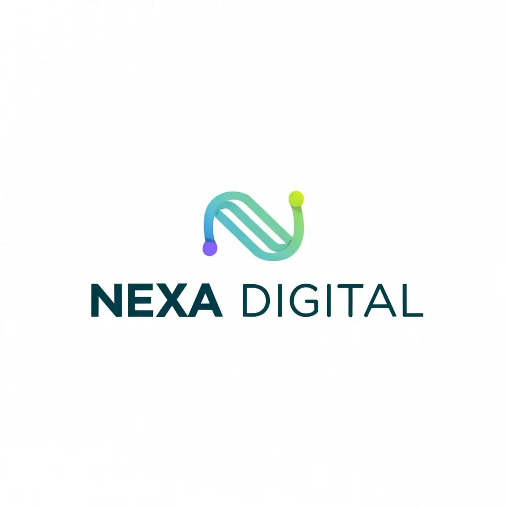 a logo design,with the text "NEXA Digital", main symbol: logo for our software company.,Moderate,clear background