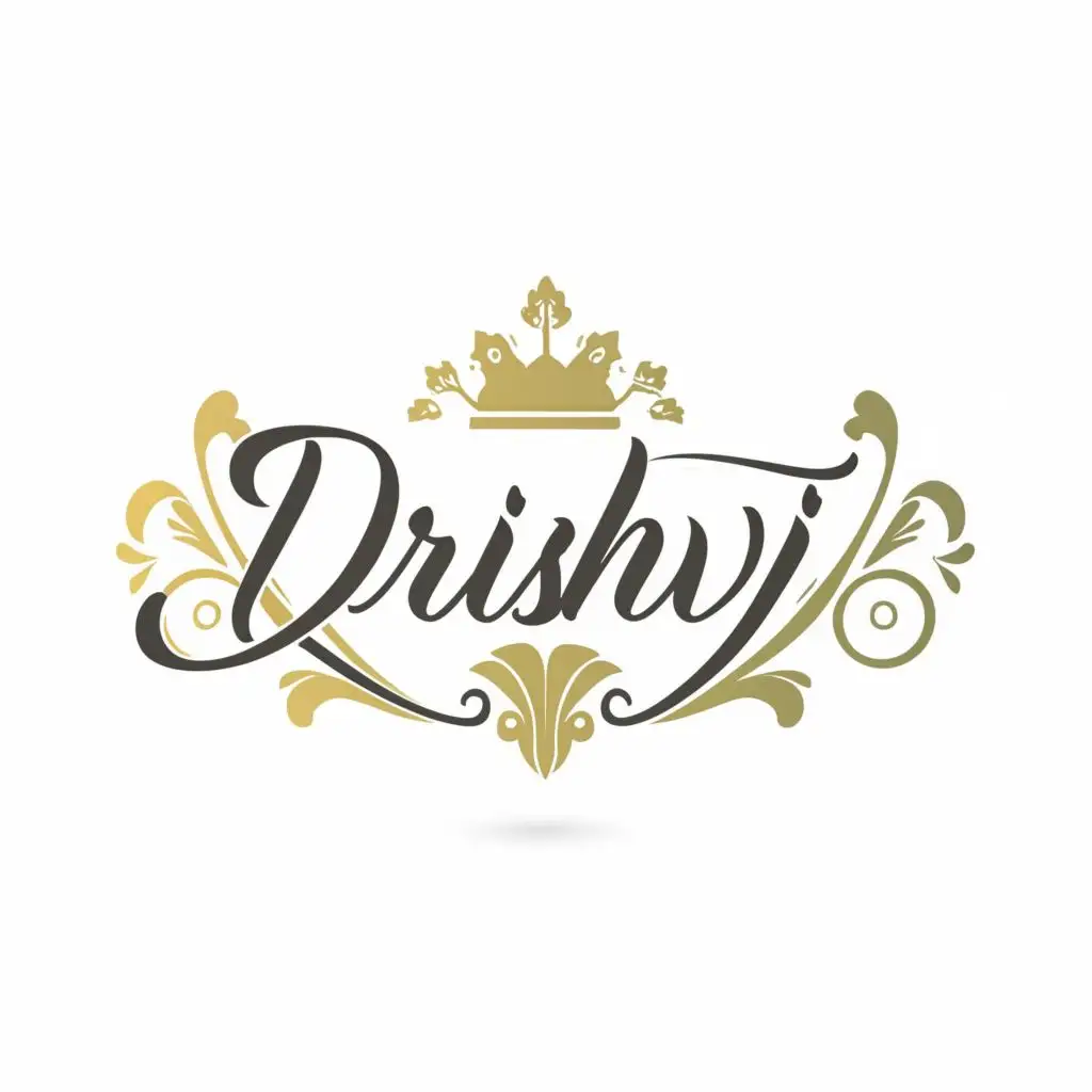 logo, jewellery, with the text "drishvi", typography, be used in Home Family industry