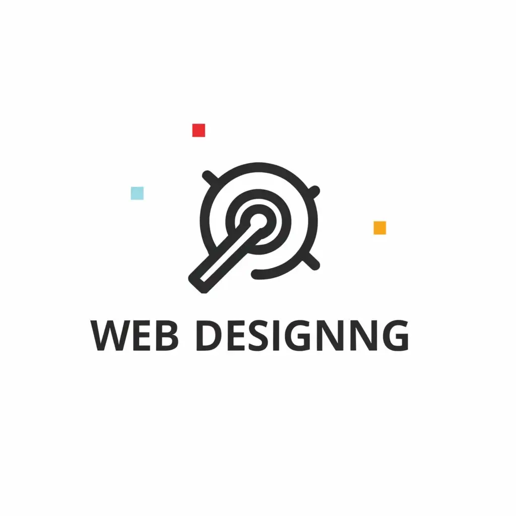 a logo design,with the text "web designing ", main symbol:designing ,Moderate,clear background