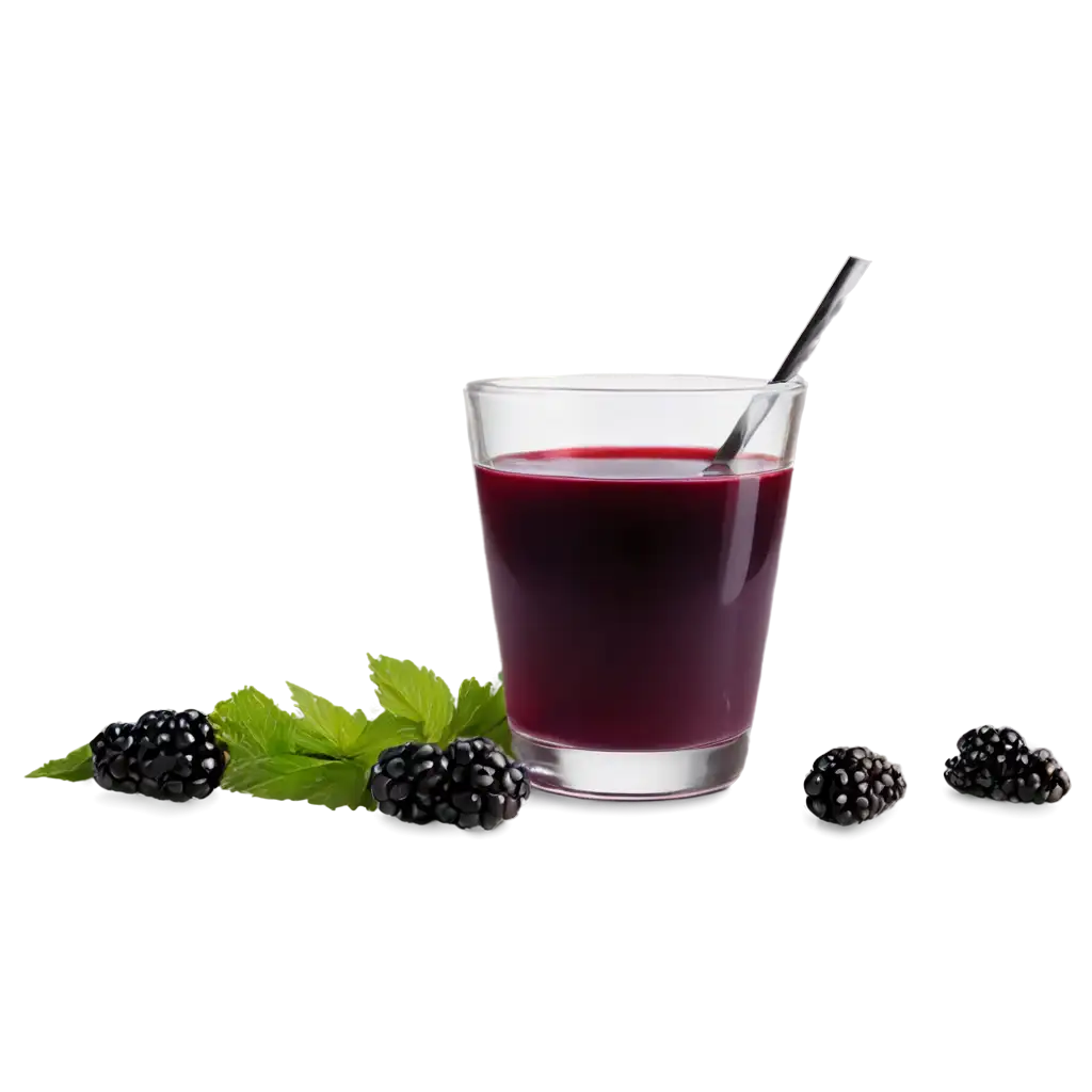 a indian blackberry juice glass