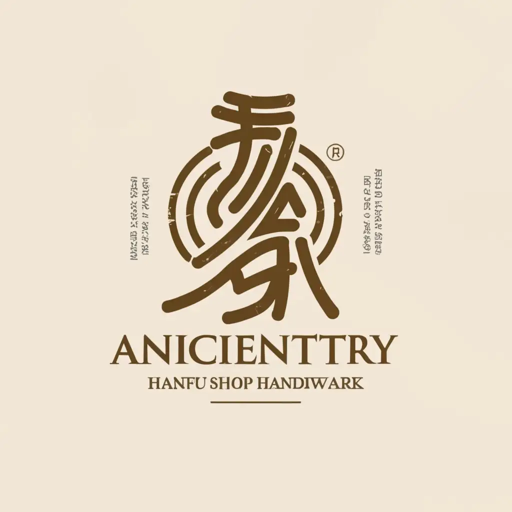 LOGO Design For AncienTry Elegant Hanfu Shop Theme with Artistic ...