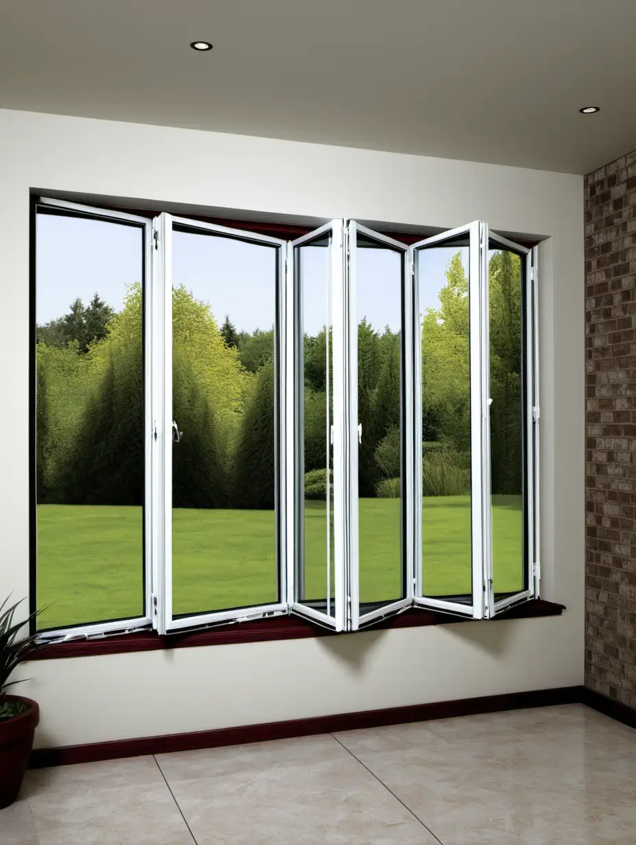 Bi-fold Windows installation by experts for home exterior