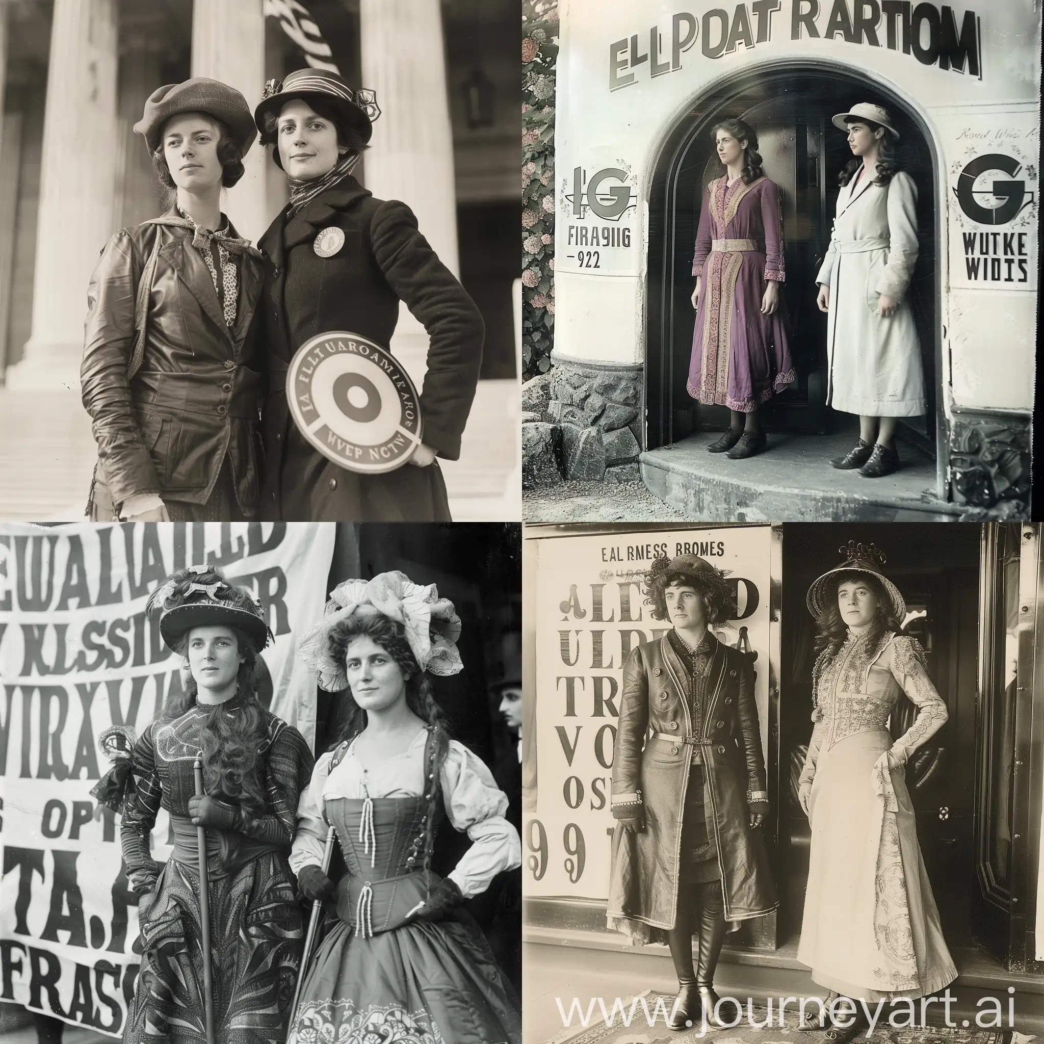 Equal-Rights-for-Women-in-1922-Suffragettes-Gathering