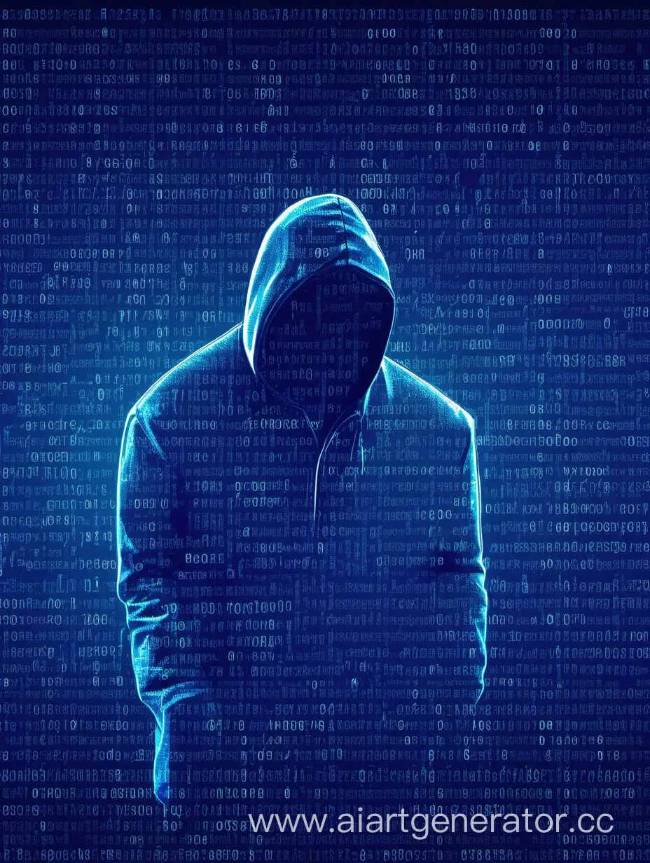 форензика, расследование кибер преступлений, компьютерный код, синие цвета, хакеры ловят кибермошенников