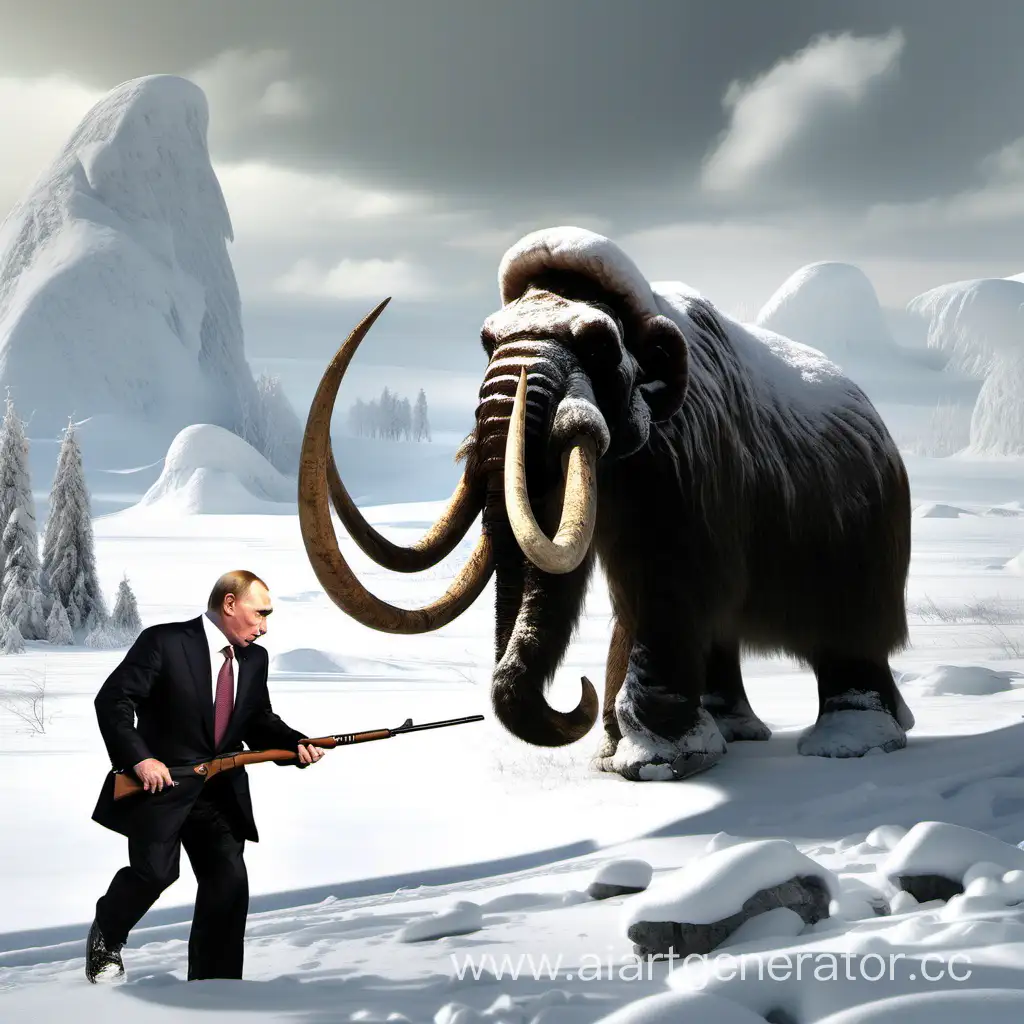 Путин охота на мамонтов