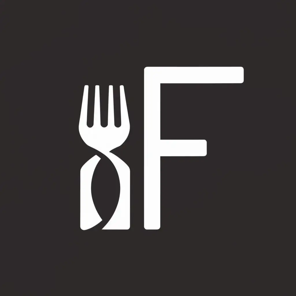 a logo design,with the text "IF", main symbol:main symbol of logo have spoon and fork,Moderate,clear background