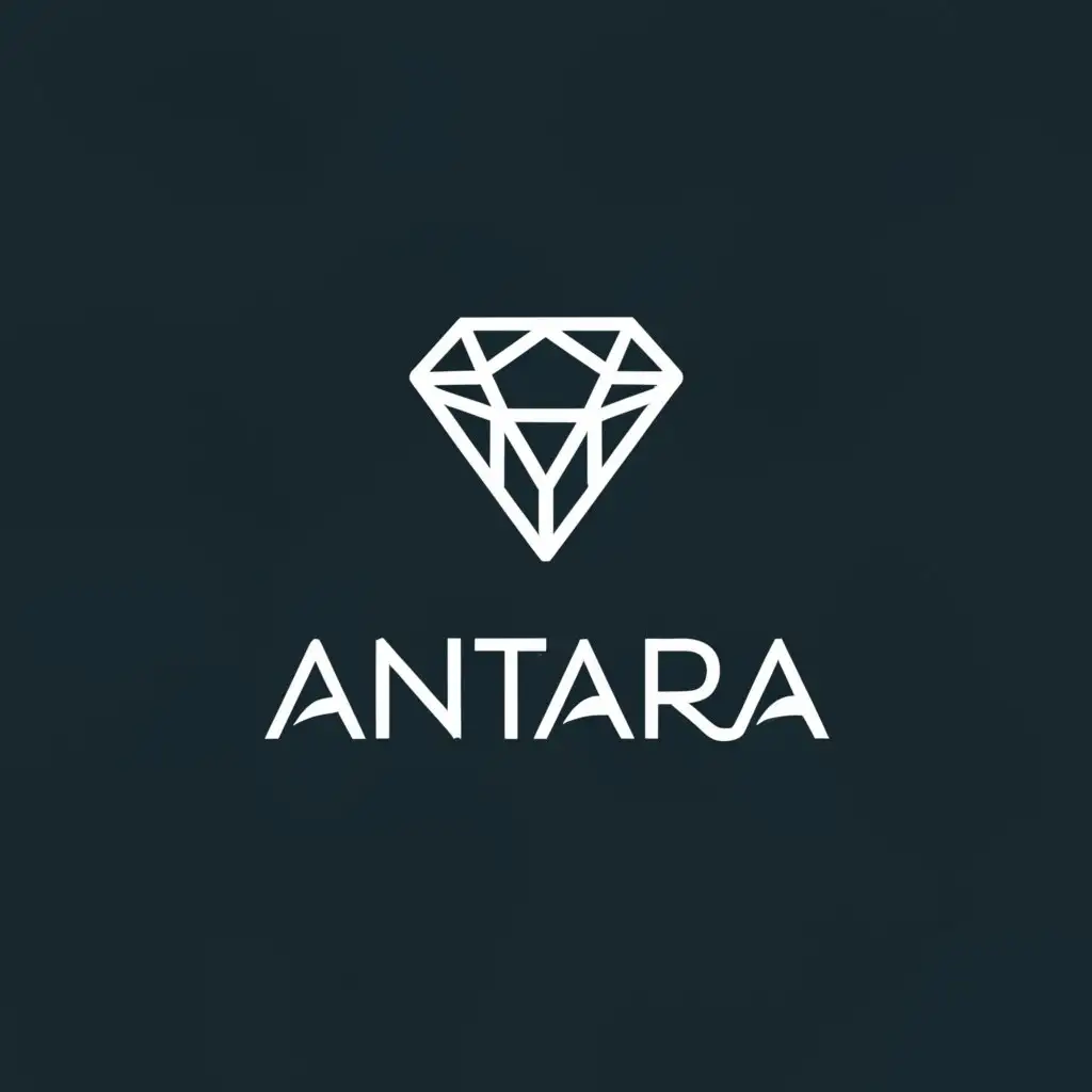 a logo design,with the text "ANTARA", main symbol:Luxury,Minimalistic,be used in Nonprofit industry,clear background