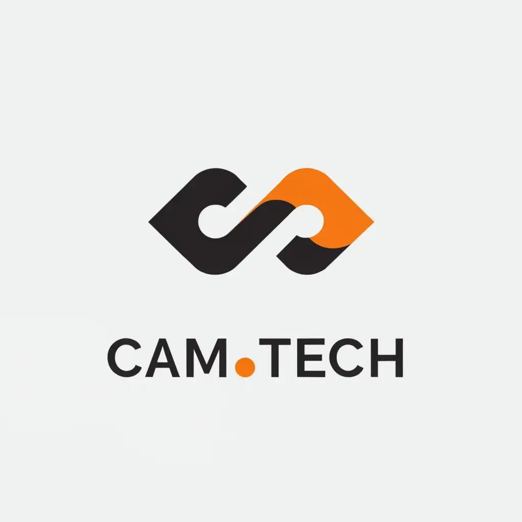 a logo design,with the text "CamTech", main symbol:a logo representing web development make it a simple 2d illustration of </> in a creative way,Minimalistic,be used in Technology industry,clear background