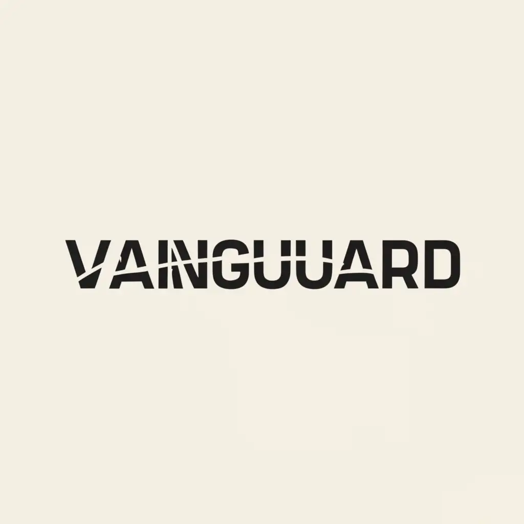 a logo design,with the text "VANGUARD", main symbol:TYPOGRAPHY,Moderate,be used in Events industry,clear background
