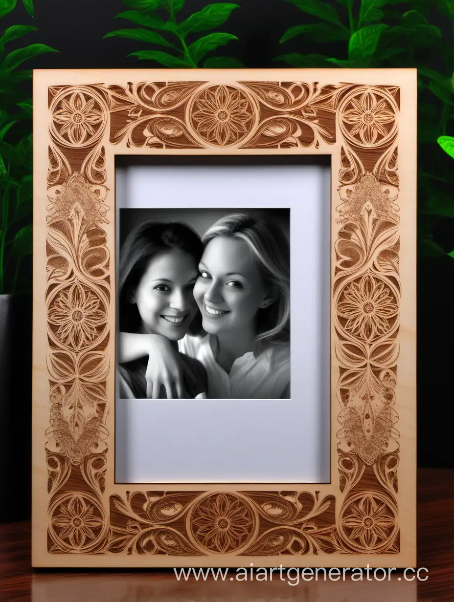 Exquisite-Laser-Engraved-Decorative-Photo-Frame-with-Intricate-Patterns