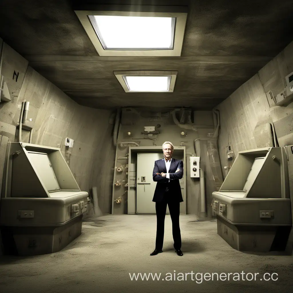 billionaire in a bunker