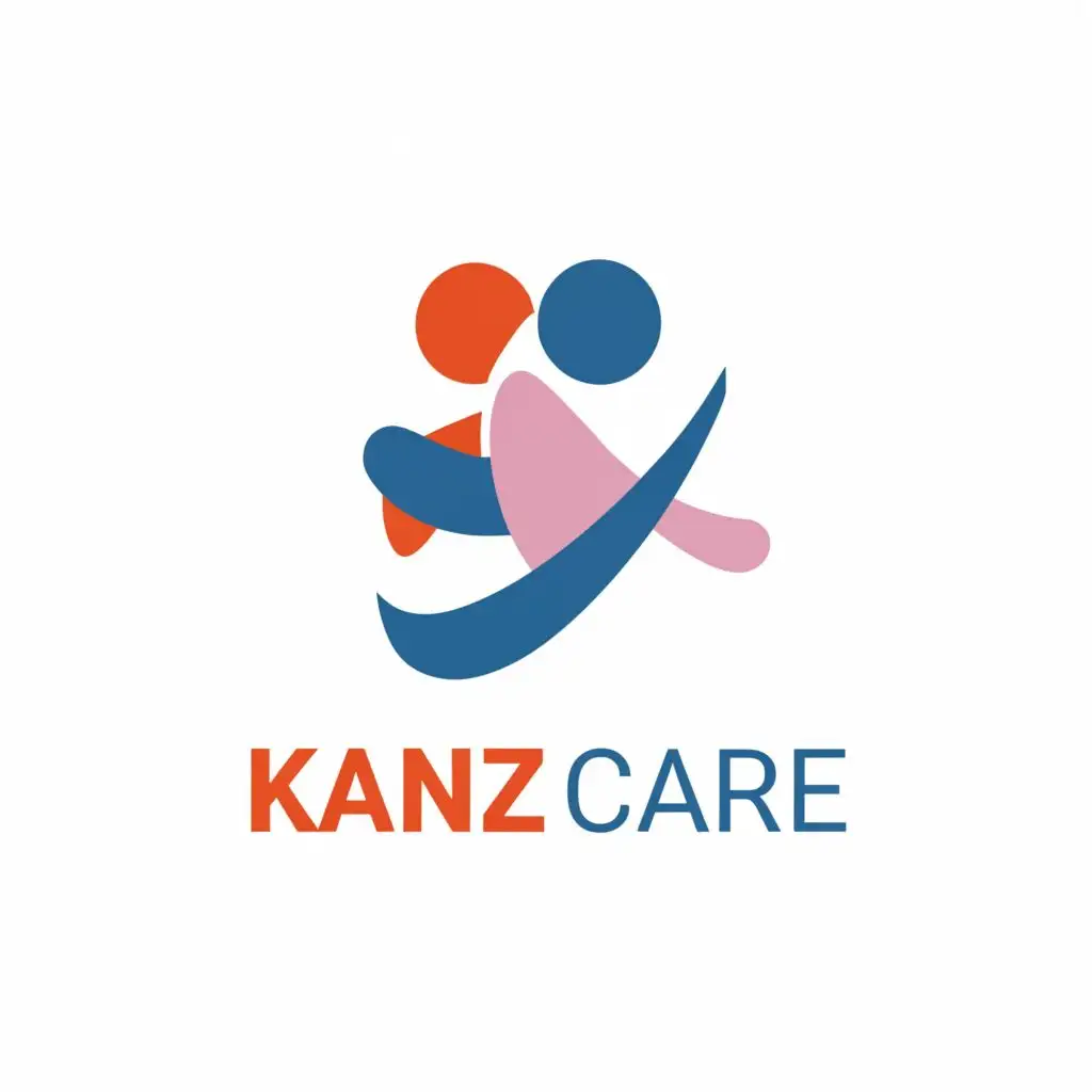 LOGO-Design-For-Kanz-Care-Embracing-Compassion-with-Heartwarming-Typography