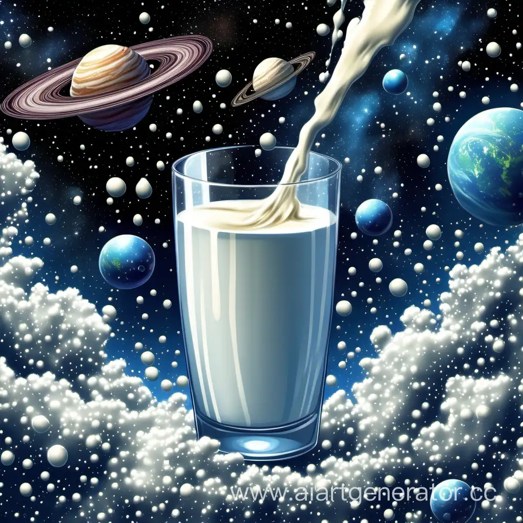 Floating-Milk-Droplets-in-Celestial-Space-with-Twinkling-Stars-and-HyperDetailed-Galaxies