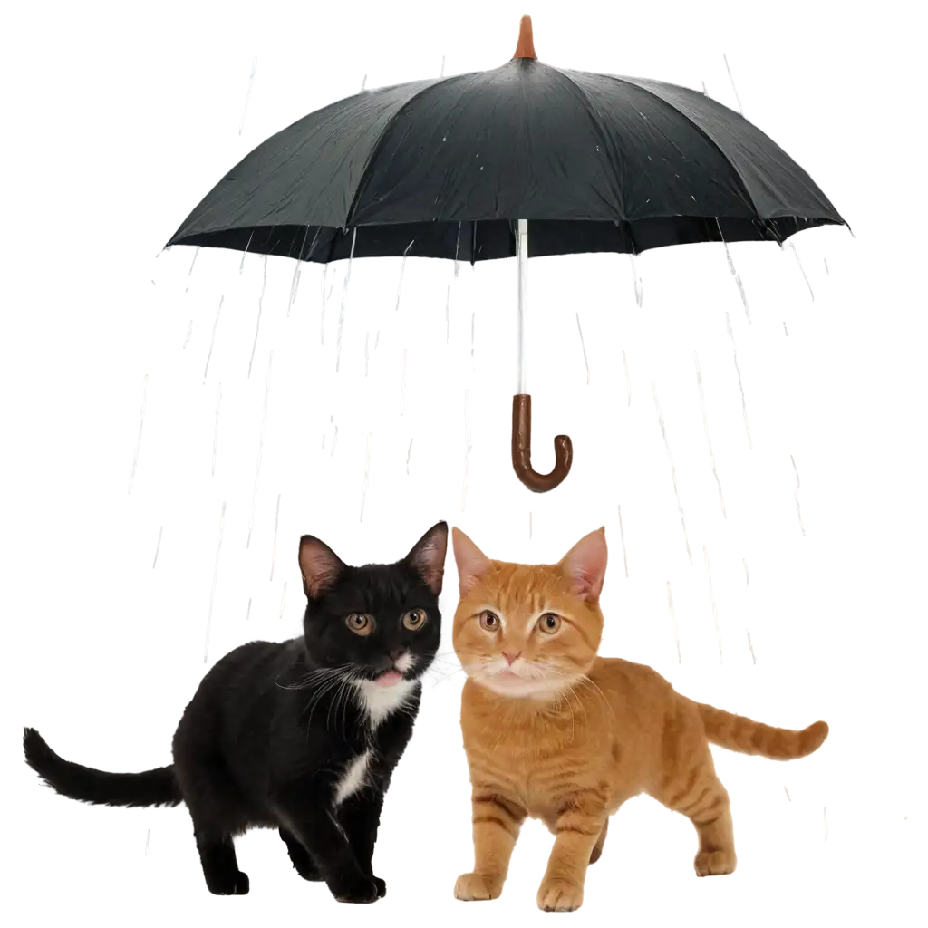 Vivid-PNG-Illustration-Cats-and-Dogs-Caught-in-a-Rainstorm
