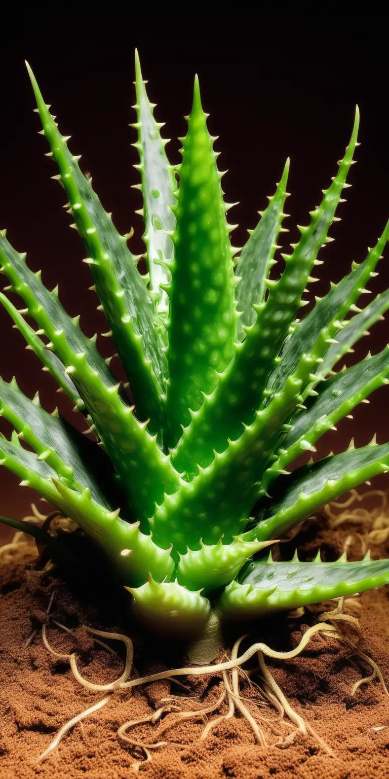 bacillius  microbe living in the roots of aloe vera   Make it real


