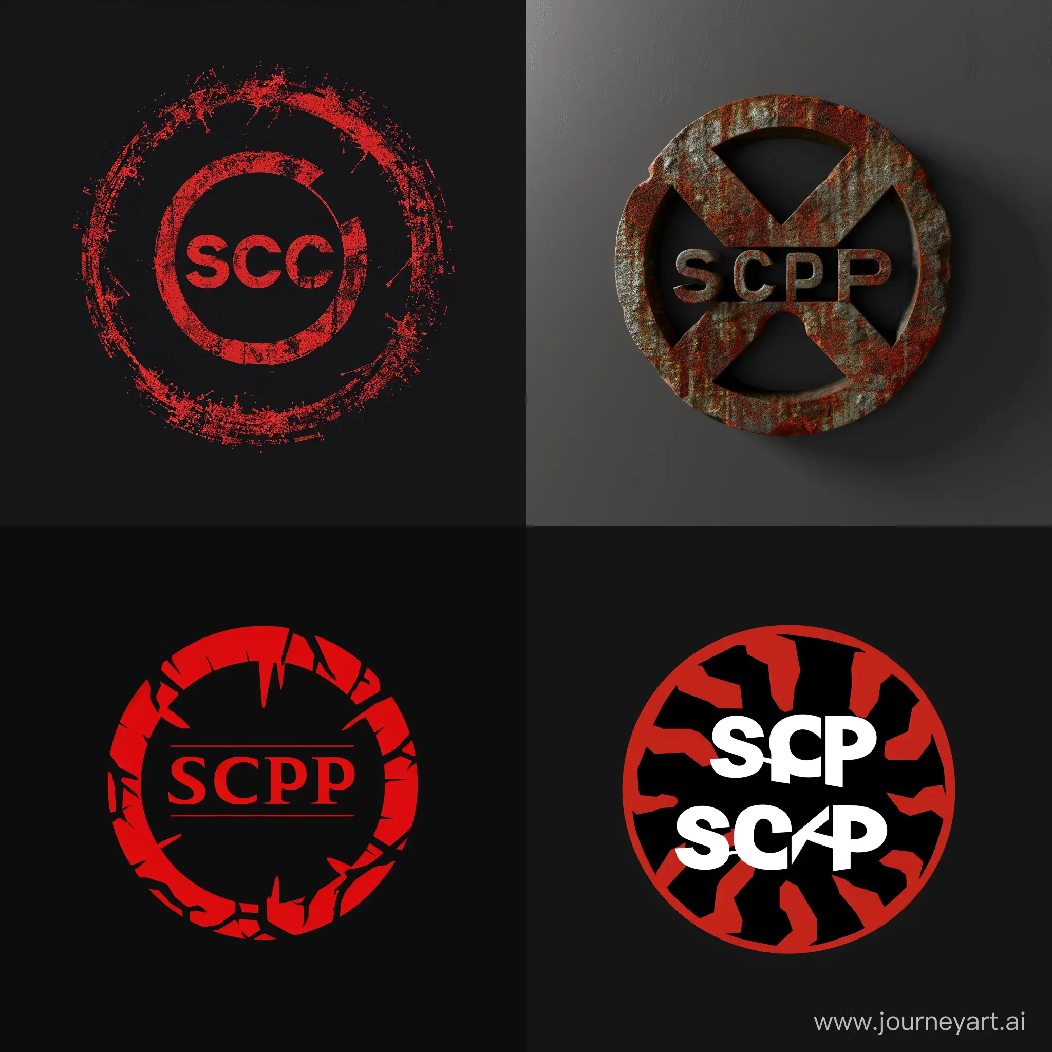 Сгенерируй логотип "SCP" фонда



