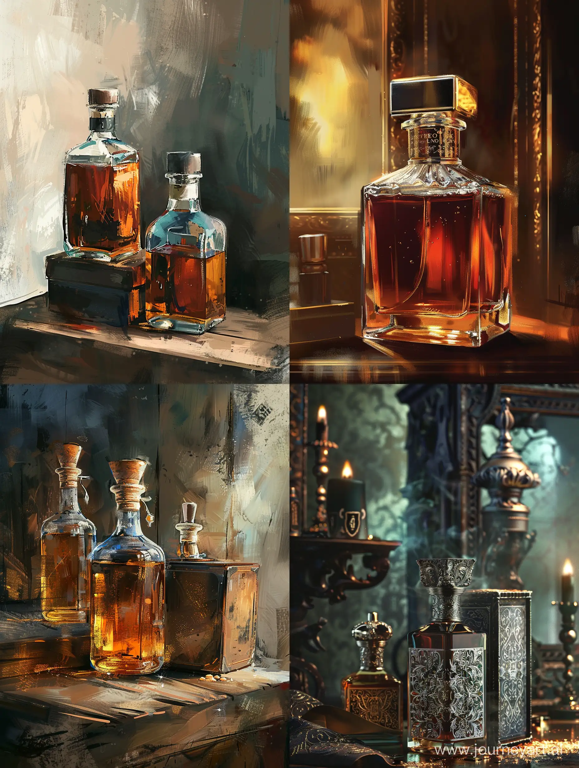 Elegant-Infusion-Bottles-and-Mens-Gifts-with-Beautiful-Realistic-Background