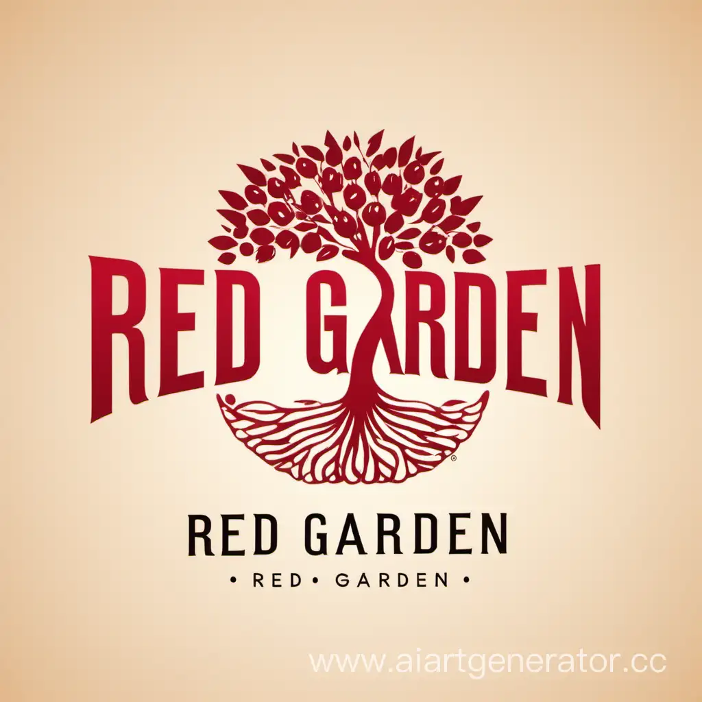 Vibrant-Logo-Design-for-Red-Garden-Restaurant