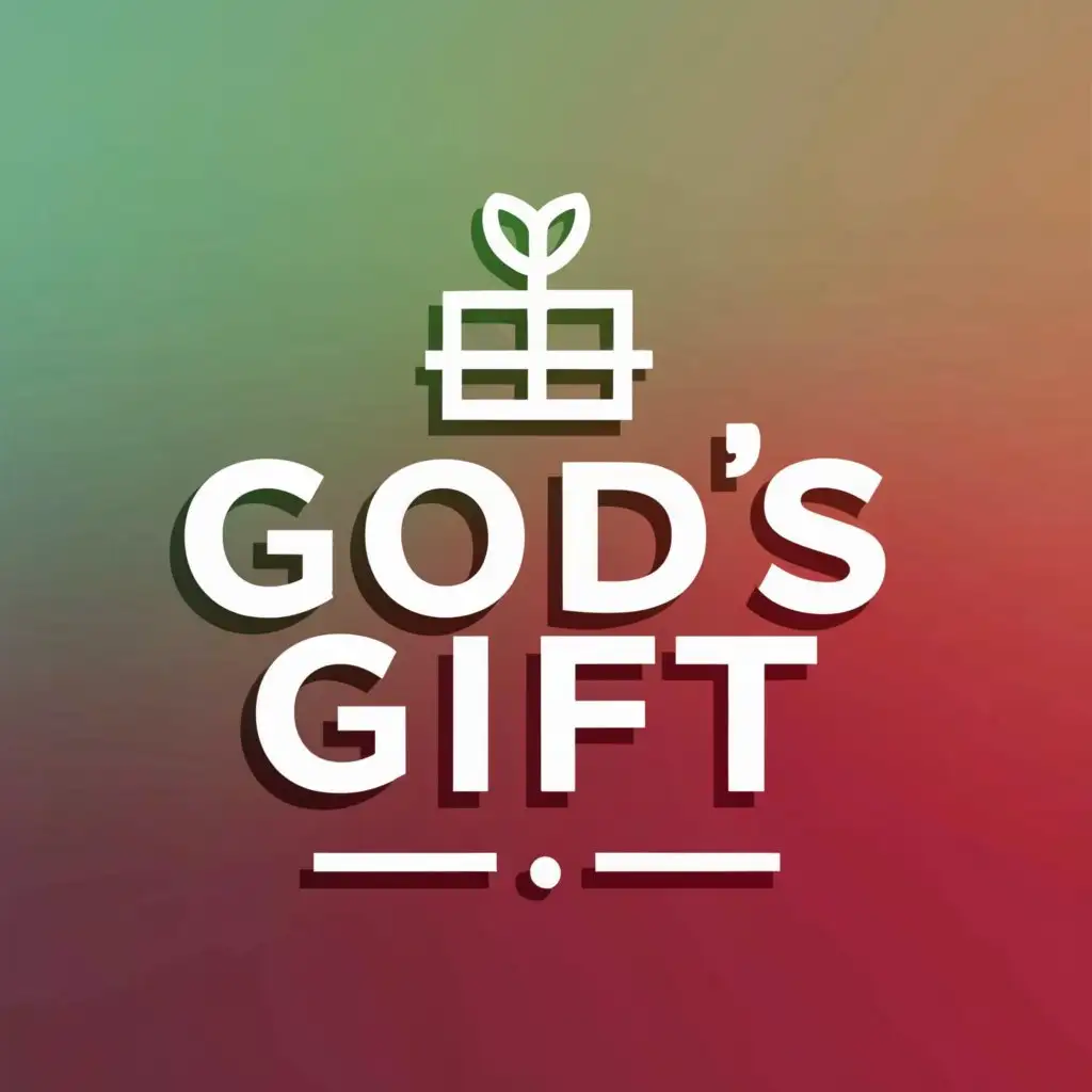 a logo design,with the text "gods gift", main symbol:simple but creative,Moderate,be used in Retail industry,clear background