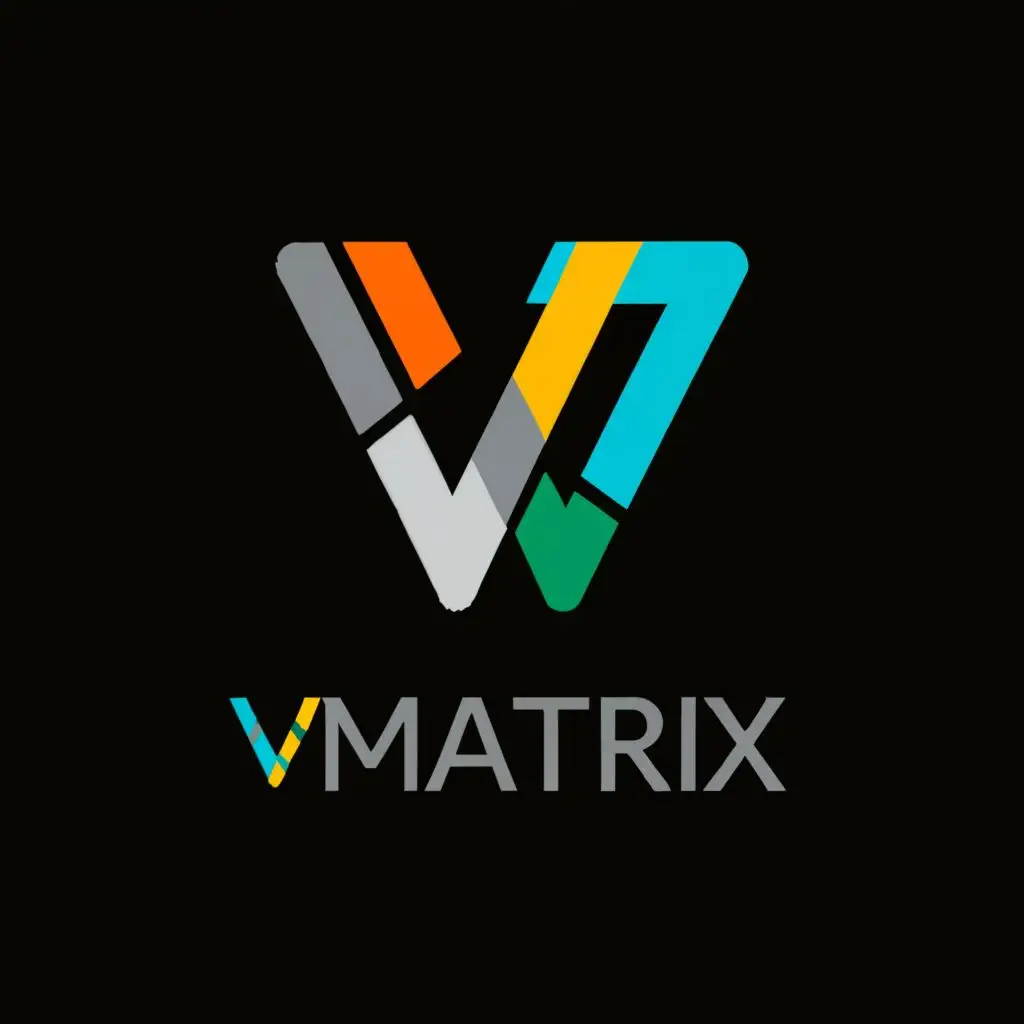 LOGO-Design-for-V-MATRIX-ChessThemed-with-Modern-Aesthetic-and-Clear-Background